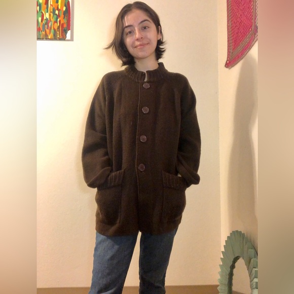 SOLD. Vintage Options (brand) cardigan sweater - Picture 5 of 5